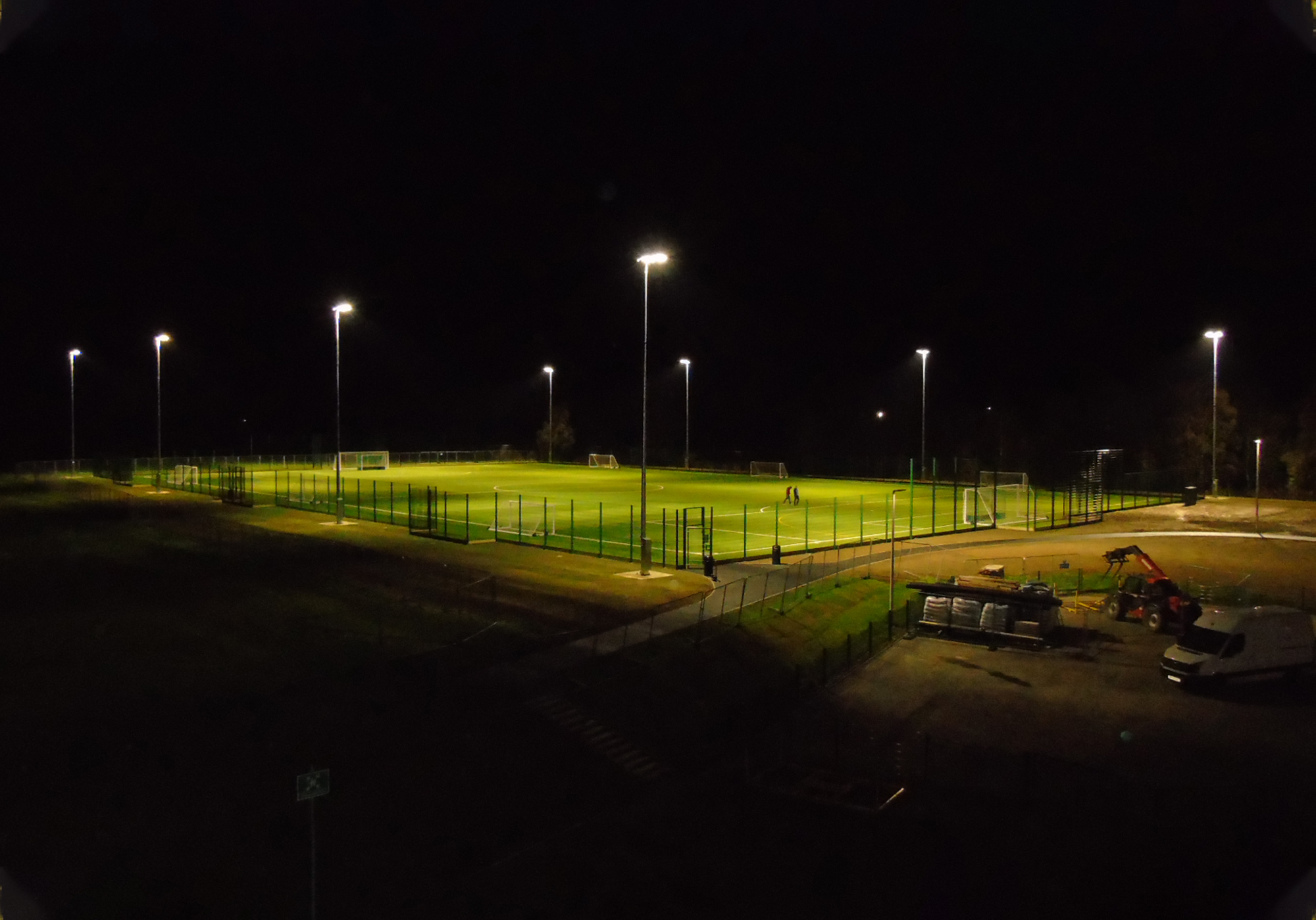 Sports Pitches at Kemnay Academy Aberdeen Hawthorn Heights Ltd