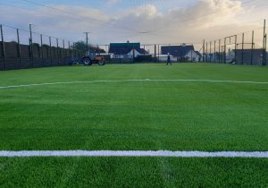 An image of a football pitch we constructed