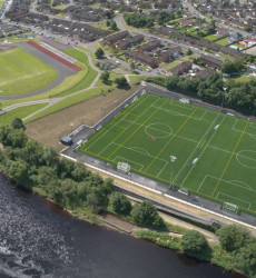 An image of a football pitch we constructed