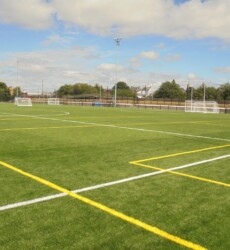 An image of a football pitch we constructed