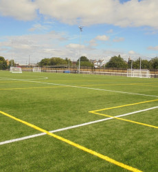 An image of a football pitch we constructed