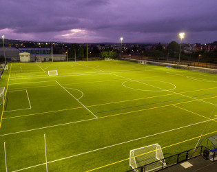 Large football pitches