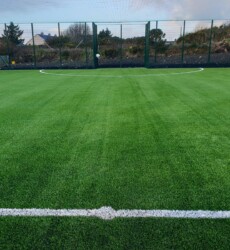 An image of a football pitch we constructed