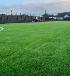 An image of a football pitch we constructed