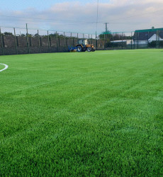An image of a football pitch we constructed