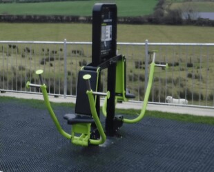 An image of an outdoor gym we built