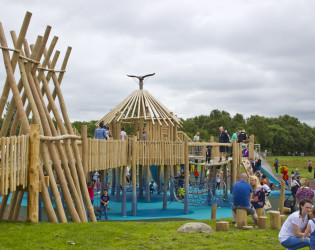 Childrens large play park