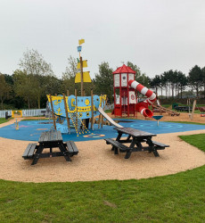 Childrens colourful play park